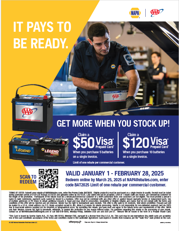 NAPA Promotions | Mezzio Auto Care